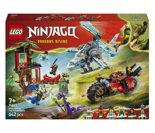 LEGO NINJAGO 71857 Bitwa ninja: domek na drzewie z pojazdami - 1473540 - zdjęcie